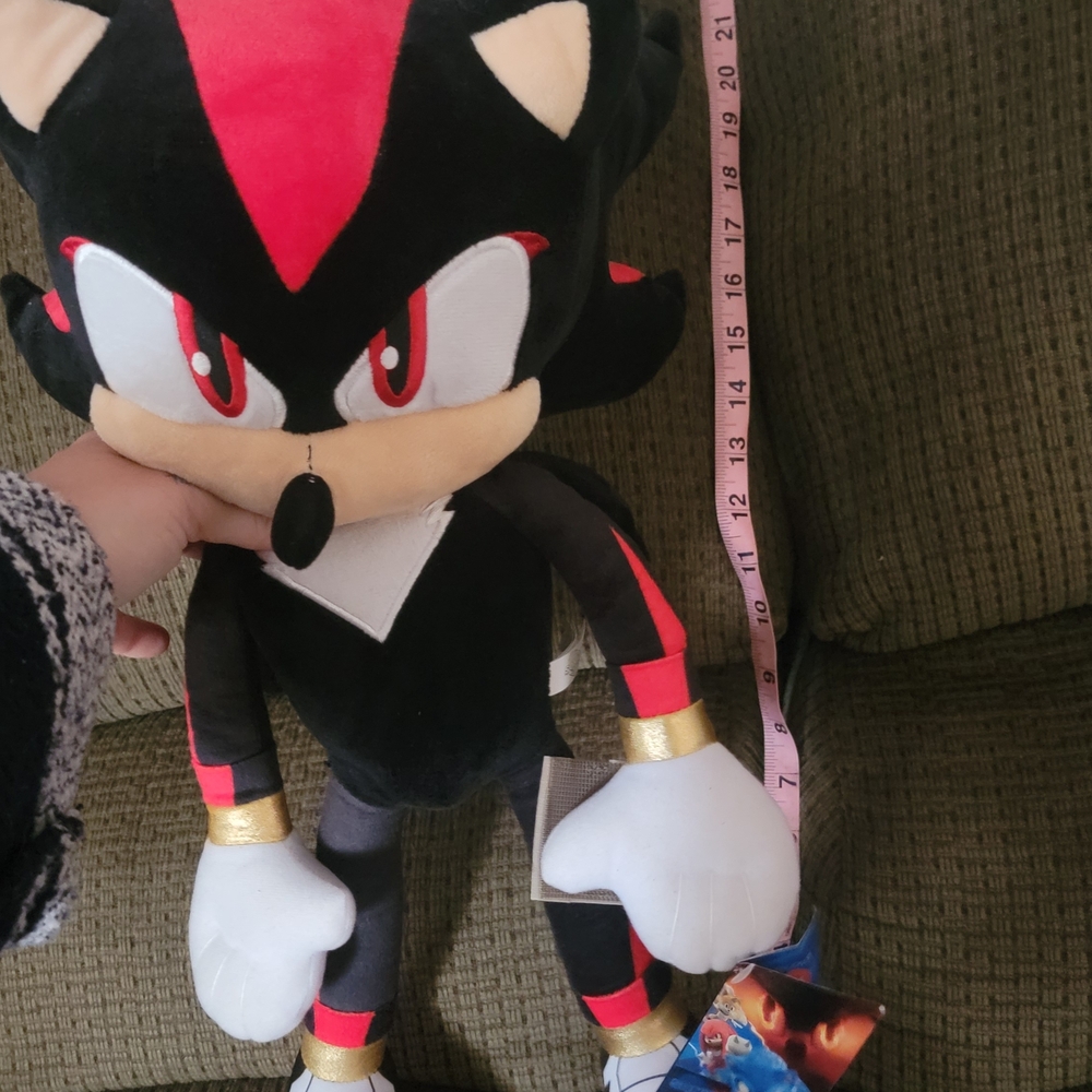 Sonic The Hedgehog Shadow Black and Red Plush Toy